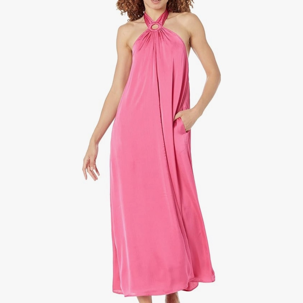Elegant Pink Maxi Dress